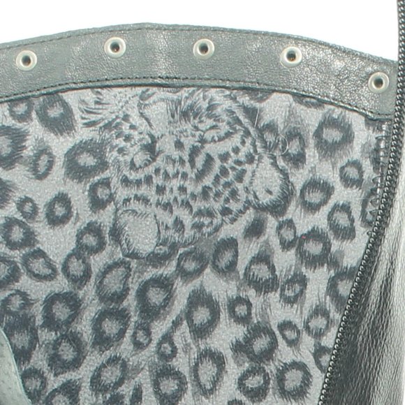 Born Lizzie Black Silver Studs Knee High Leather Boots Size Women's US6 EU36.5 - Picture 12 of 16